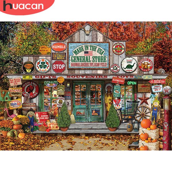 huacan diy diamond painting 5d general store full round/square embroidery cross stitch landscape home decor diamond art
huacan diy diamond painting 5d general store full round/square embroidery cross stitch landscape home decor diamond art