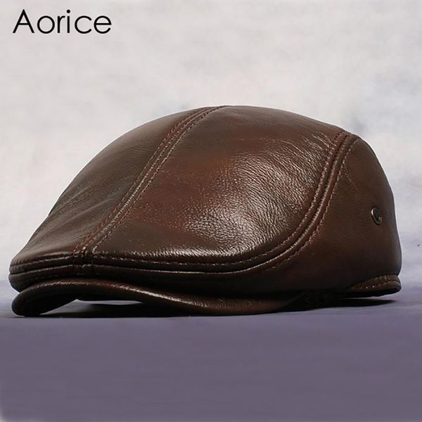 aorice new design men's 100% genuine leather baseball cap brand newsboy beret cabbie golf hat mens slide caps flat winter hl042, Black;white
aorice new design men's 100% genuine leather baseball cap brand newsboy beret cabbie golf hat mens slide caps flat winter hl042, Black;white
