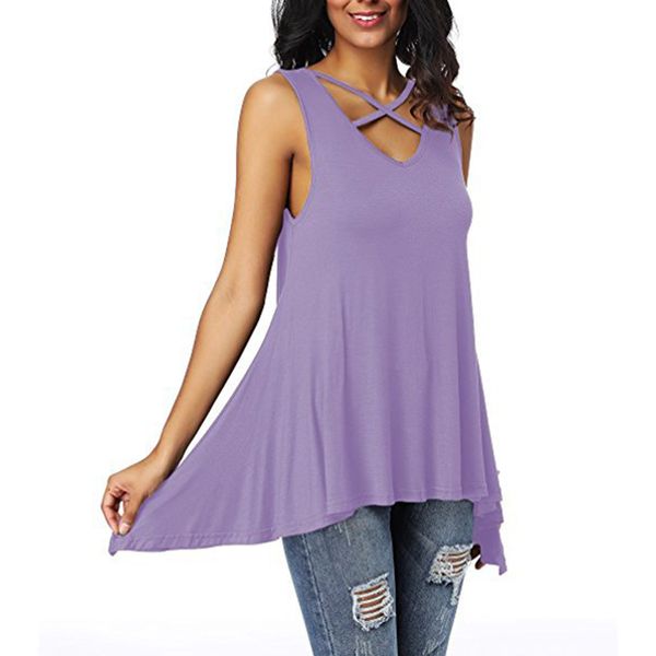 t-shirt women tees 2019 hollow out back sleeveless shirts cotton solid female summer beach casual tshirt basic, White
t-shirt women tees 2019 hollow out back sleeveless shirts cotton solid female summer beach casual tshirt basic, White