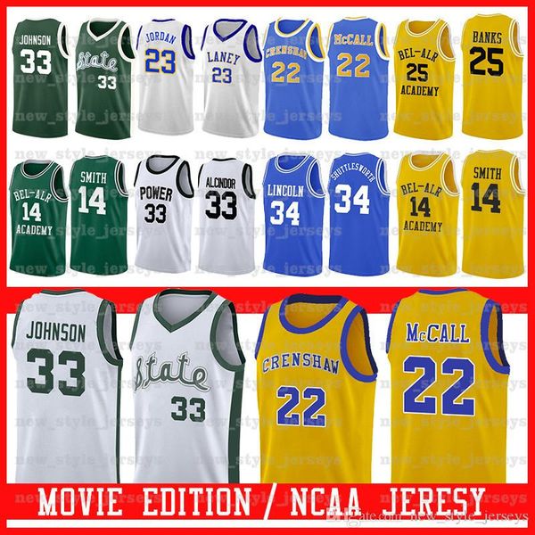 michigan state spartans #33 earvin johnson power memorial lew alcindor bel-air academy movie jersey lincoln power memorial lew alcindor z8, Black
michigan state spartans #33 earvin johnson power memorial lew alcindor bel-air academy movie jersey lincoln power memorial lew alcindor z8, Black