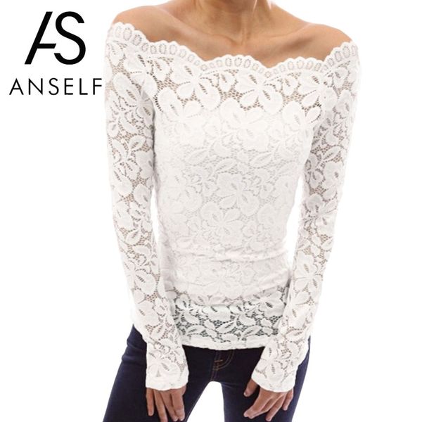 plus size lace woman hollow out off shoulder lace blouse slash neck long sleeves elegant ladies 5xl shirt, White
plus size lace woman hollow out off shoulder lace blouse slash neck long sleeves elegant ladies 5xl shirt, White