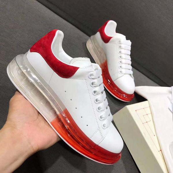 2019 new season designer luxury mens casual shoes clear sole trainers red yellow pink transparent crystal bottom flats women sneakers t07, Black 
2019 new season designer luxury mens casual shoes clear sole trainers red yellow pink transparent crystal bottom flats women sneakers t07, Black