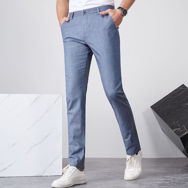 2019 new striped linen nine casual pants men business trousers soft breathable men casual pants slim fashion 9d8891, Black
2019 new striped linen nine casual pants men business trousers soft breathable men casual pants slim fashion 9d8891, Black
