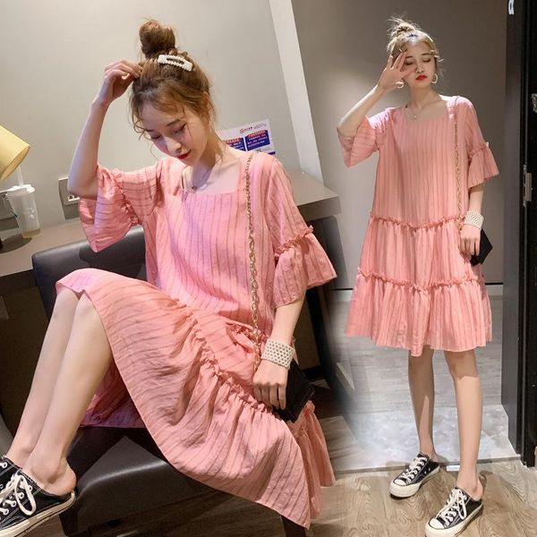 chiffon pregnant women dress-style long summer skirt mid-length loose maternity clothes skirt thin, White
chiffon pregnant women dress-style long summer skirt mid-length loose maternity clothes skirt thin, White
