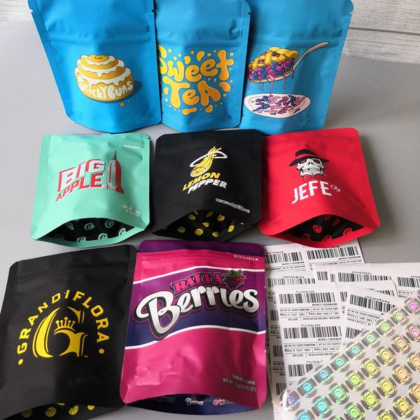 2020 new touch skin dould zippers cookies bags 3.5 grams premium flower sf bag big apple berry pie sticky buns sweet tea cookies bag
2020 new touch skin dould zippers cookies bags 3.5 grams premium flower sf bag big apple berry pie sticky buns sweet tea cookies bag