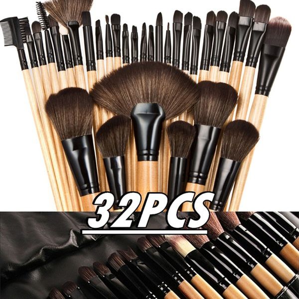 makeup brushes 32pcs/set professional tool eye shadow foundation blush blending brush kit cosmetic maquiagem set
makeup brushes 32pcs/set professional tool eye shadow foundation blush blending brush kit cosmetic maquiagem set