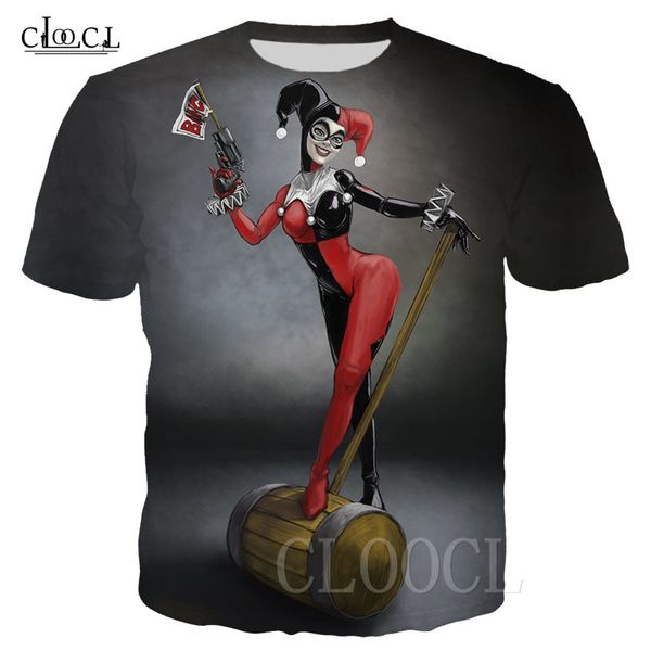 actor harley quinn clown t-shirt casual fashion pullover 3d print summer short sleeve oversized t shirt men women hip hop shirt, White;black
actor harley quinn clown t-shirt casual fashion pullover 3d print summer short sleeve oversized t shirt men women hip hop shirt, White;black