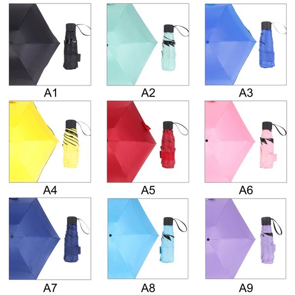 outdoor mini five-folding non-automatic travel umbrella eva case 6 ribs 190t pongee fabric uv protection compact portable
outdoor mini five-folding non-automatic travel umbrella eva case 6 ribs 190t pongee fabric uv protection compact portable