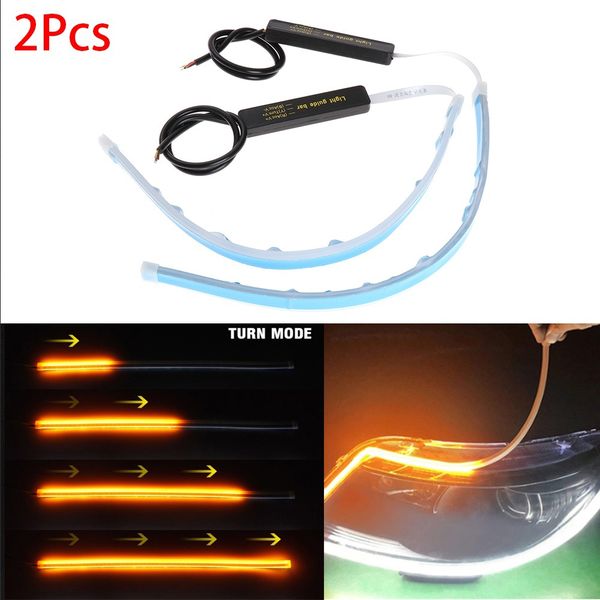 2pcs 30/45/60mm ultra thin double color car soft tube led strip drl flowing turn signal lamp daytime running strip
2pcs 30/45/60mm ultra thin double color car soft tube led strip drl flowing turn signal lamp daytime running strip