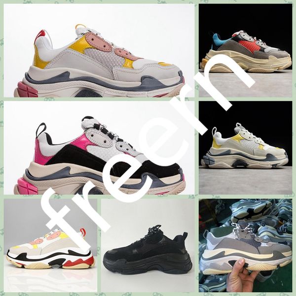 btrip1 2019 fashion paris 17fw triples-ss shoes sneaker triple s casual dad shoes for men's women beige black sports tennis shoes 36-45
btrip1 2019 fashion paris 17fw triples-ss shoes sneaker triple s casual dad shoes for men's women beige black sports tennis shoes 36-45
