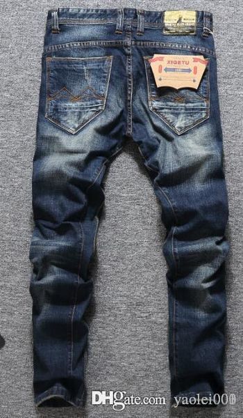 europe and america fashion 2018 trend retro old men's jeans dark blue hole teen slim small straight jeans trousers
europe and america fashion 2018 trend retro old men's jeans dark blue hole teen slim small straight jeans trousers