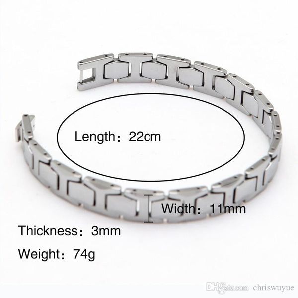 unique tungsten steel bracelet 22cm long fashion man's toggle-clasps bracelet ntb59, Black
unique tungsten steel bracelet 22cm long fashion man's toggle-clasps bracelet ntb59, Black