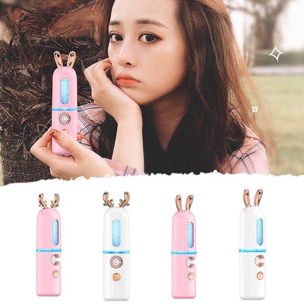 nano hydrating facial steamer spraying machine negative ion nano steaming face moisturizing cute fawn bunny usb rechargeable
nano hydrating facial steamer spraying machine negative ion nano steaming face moisturizing cute fawn bunny usb rechargeable