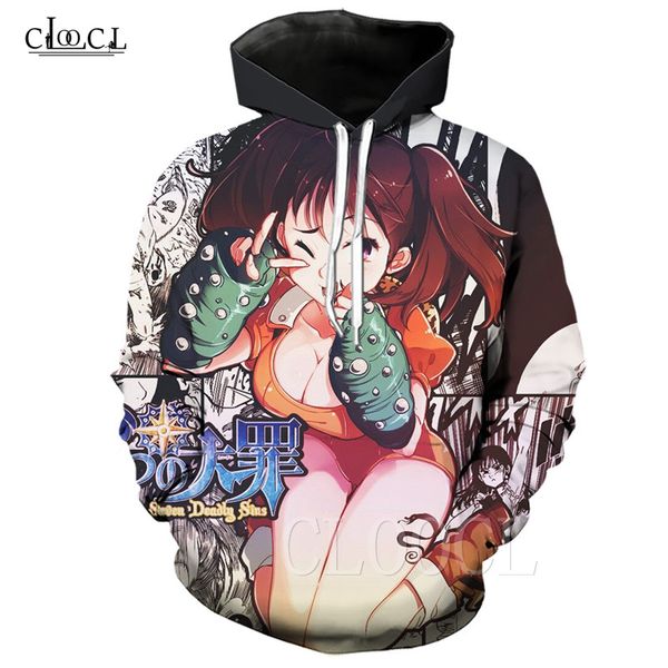 2020 new style anime the seven deadly sins hoodie men women 3d print fashion streetwear couples hip hop hooded pullovers, Black
2020 new style anime the seven deadly sins hoodie men women 3d print fashion streetwear couples hip hop hooded pullovers, Black