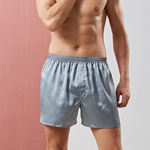 summer breathable solid color shorts elastic waist man sleep bottoms silky homme boxers lounge sleepwear nightwear new, White;black
summer breathable solid color shorts elastic waist man sleep bottoms silky homme boxers lounge sleepwear nightwear new, White;black