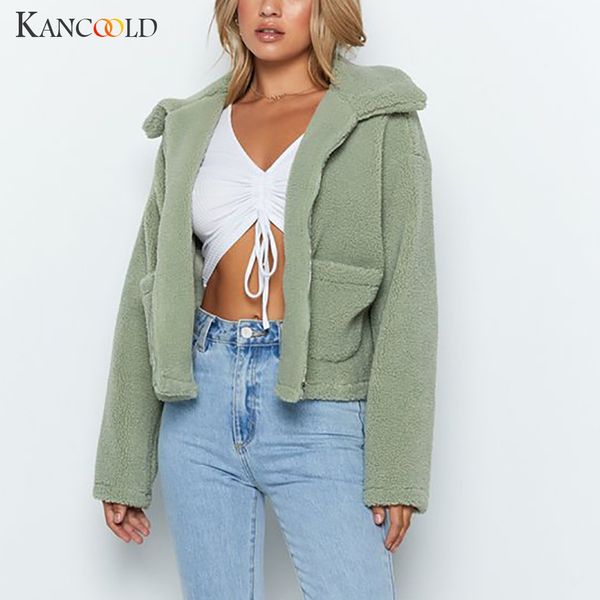 kancoold coats women ladies warm faux fur jacket outerwear winter solid zipper parka fashion new coat and jackets women 2019aug9, Black;brown
kancoold coats women ladies warm faux fur jacket outerwear winter solid zipper parka fashion new coat and jackets women 2019aug9, Black;brown