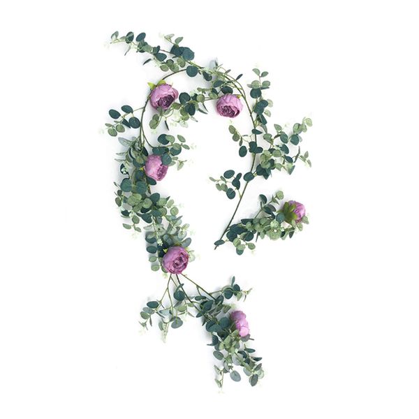 180cm artificial eucalyptus leaves vine fake greenery garland wedding party home decoration hanging artificial plants
180cm artificial eucalyptus leaves vine fake greenery garland wedding party home decoration hanging artificial plants
