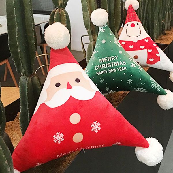 triangle shaped velvet throw waist pillow christmas santa claus snowman print detachable cushion with pompom ball car decor
triangle shaped velvet throw waist pillow christmas santa claus snowman print detachable cushion with pompom ball car decor
