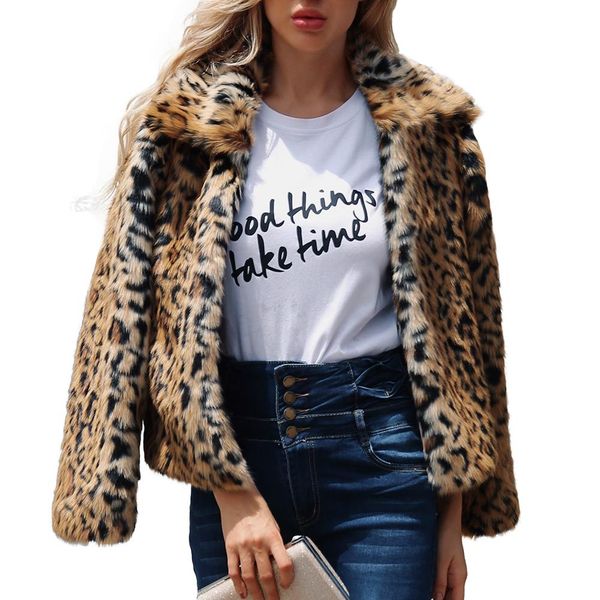 женская модная с длинным рукавом нагрудные искусственного меха shearling shaggy leopard печати короткие куртки пальто зимы теплые 2018 года, Black
женская модная с длинным рукавом нагрудные искусственного меха shearling shaggy leopard печати короткие куртки пальто зимы теплые 2018 года, Black