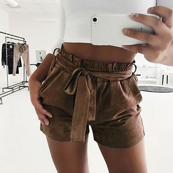 women's shorts summer shorts polyester high women pure color pocket high waist bandage easy elastic casual short pants#1.1, White;black
women's shorts summer shorts polyester high women pure color pocket high waist bandage easy elastic casual short pants#1.1, White;black