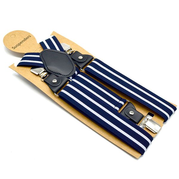 male 3 clip striped jacquard hanging pants men's business elastic suspenders shirt strap clip 3.5cm shoulder strap, Black;white
male 3 clip striped jacquard hanging pants men's business elastic suspenders shirt strap clip 3.5cm shoulder strap, Black;white