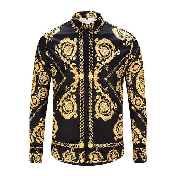 urumbassa retro print man shirt new 2018 spring summer runways long sleeve shirts m059, White;black
urumbassa retro print man shirt new 2018 spring summer runways long sleeve shirts m059, White;black