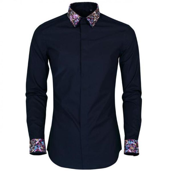 luxry men shirt high density collar and cuff embroidered men dress shirt trend long sleeve slim fit party wedding man 4xl, White;black
luxry men shirt high density collar and cuff embroidered men dress shirt trend long sleeve slim fit party wedding man 4xl, White;black