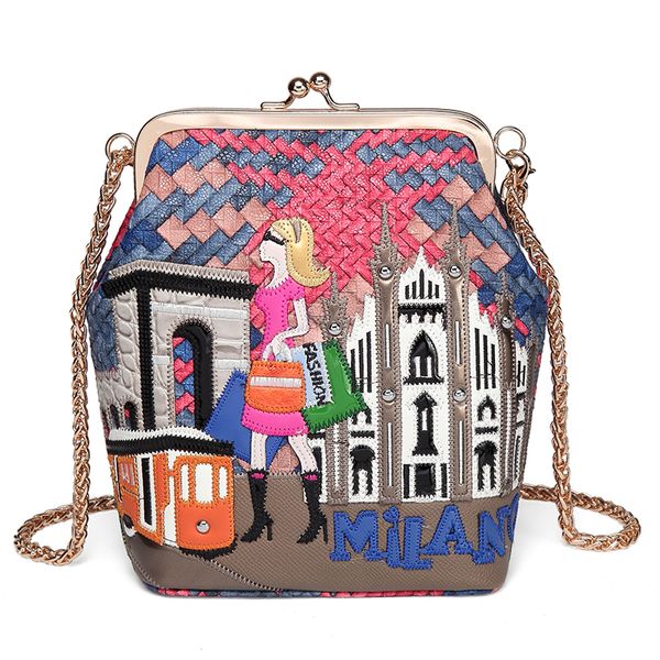 kiitos 2020 new small shoulder bag women chain bag fashion embroidery creative clip shoulder messenger
kiitos 2020 new small shoulder bag women chain bag fashion embroidery creative clip shoulder messenger