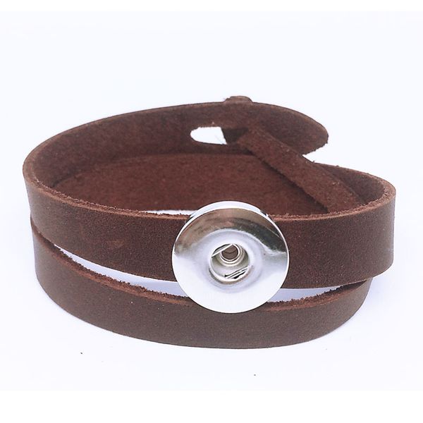rock punk 160 really genuine leather retro fashion bracelet bangle fit 18mm snap button charm jewelry for women teenagers men gift, Golden;silver
rock punk 160 really genuine leather retro fashion bracelet bangle fit 18mm snap button charm jewelry for women teenagers men gift, Golden;silver