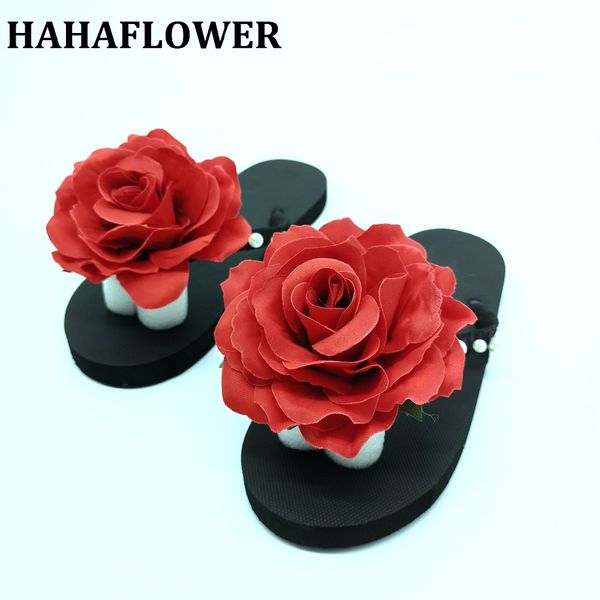 hahaflower women summer outdoor slippers flower flip flops slides house home red floral beach flop low flat seaside cool s, Black
hahaflower women summer outdoor slippers flower flip flops slides house home red floral beach flop low flat seaside cool s, Black