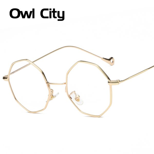 vintage women man eyeglasses polygon alloy eyewear frames anti-blue ray optical clear lenses glasses brand frame, Black
vintage women man eyeglasses polygon alloy eyewear frames anti-blue ray optical clear lenses glasses brand frame, Black