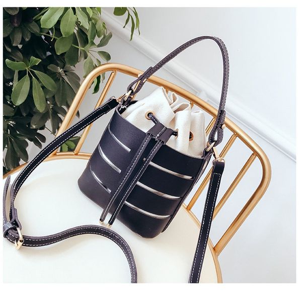 new drawstring bucket bag for women mini pu leather crossbody bags ladies shoulder bags female handbags pure color(black
new drawstring bucket bag for women mini pu leather crossbody bags ladies shoulder bags female handbags pure color(black