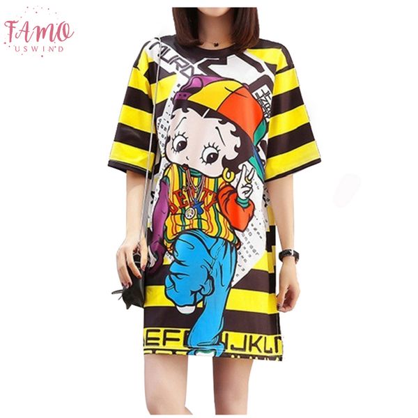 6 styles women summer dress 2020 printed doll yellow striped dress t shirt short sleeve dress animal frog dog qm068, Black;gray
6 styles women summer dress 2020 printed doll yellow striped dress t shirt short sleeve dress animal frog dog qm068, Black;gray