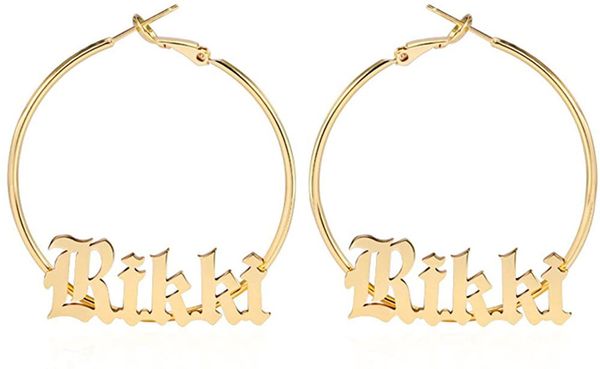 custom earrings nameplate earrings name hoop name for women gold custom with any, Golden;silver
custom earrings nameplate earrings name hoop name for women gold custom with any, Golden;silver