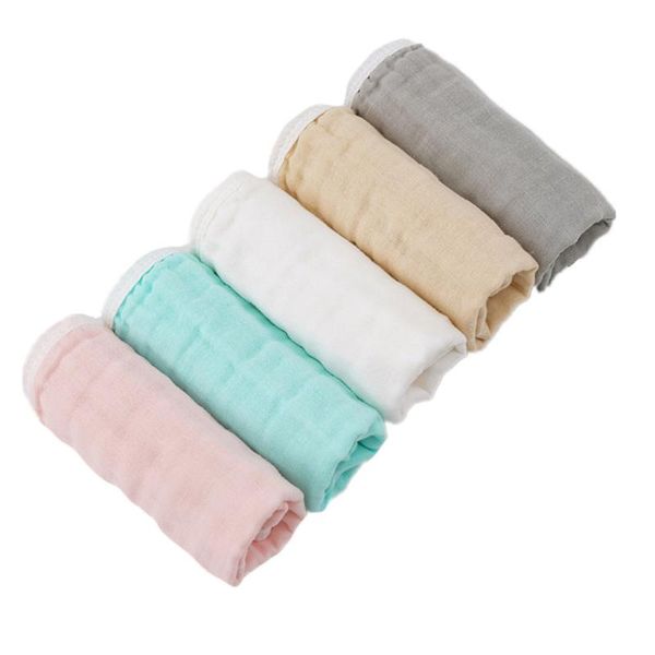 5 pcs baby cotton towel 28*28 cm 6 layers children muslin bath towel soft gauze face dishcloth
5 pcs baby cotton towel 28*28 cm 6 layers children muslin bath towel soft gauze face dishcloth
