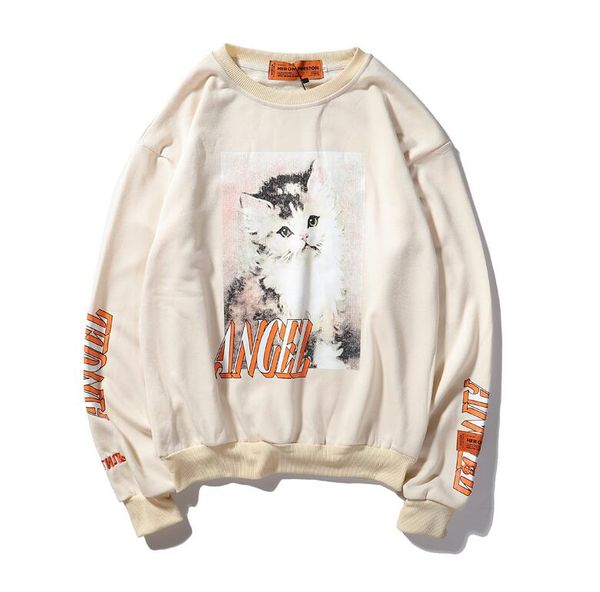 19ss designer mens sweatshirt europe united states hp tide brand cat angel luxury pullover paragraph men women loose round neck sweater m-xx, Black
19ss designer mens sweatshirt europe united states hp tide brand cat angel luxury pullover paragraph men women loose round neck sweater m-xx, Black