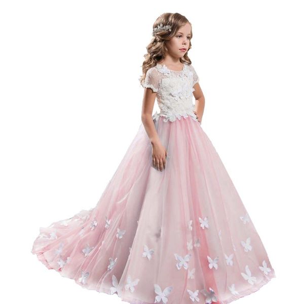 boutiques lace short sleeve long dress with a train with a large button elegant white dress lace pattern for girls vestido comunion
boutiques lace short sleeve long dress with a train with a large button elegant white dress lace pattern for girls vestido comunion