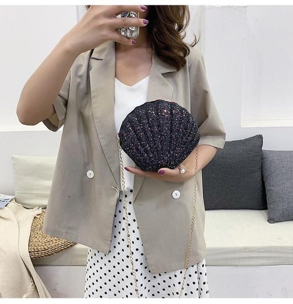 2020 new ladies shoulder bag sequin shell bag fashion casual multifunctional messenger ladies
2020 new ladies shoulder bag sequin shell bag fashion casual multifunctional messenger ladies