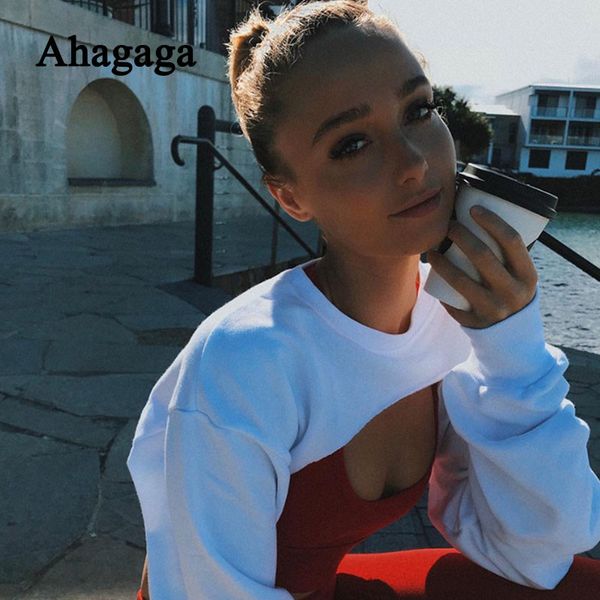 2019 autumn casual sweatshirt fashion long sleeve hollow out solid crop women irregular sweatshirt new female, Black
2019 autumn casual sweatshirt fashion long sleeve hollow out solid crop women irregular sweatshirt new female, Black