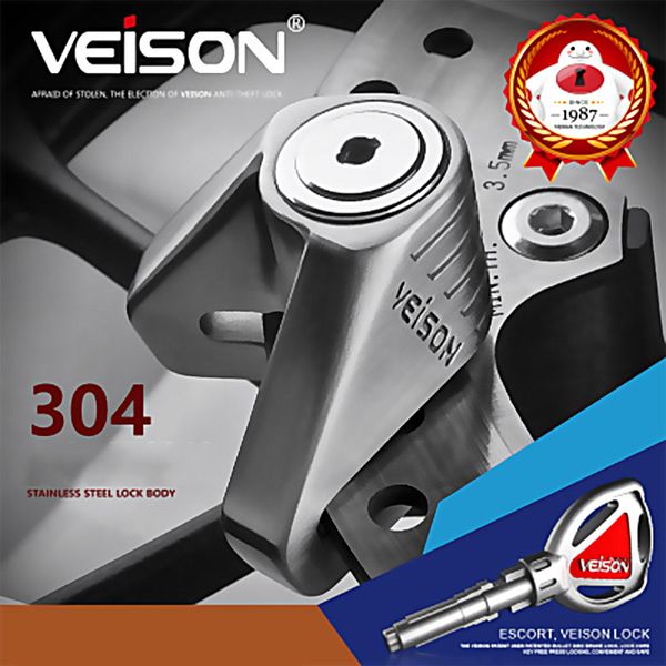 veison motorcycle lock 304 stainless steel waterproof anti-rust disc brakes lock electric car safety anti-theft disc
veison motorcycle lock 304 stainless steel waterproof anti-rust disc brakes lock electric car safety anti-theft disc