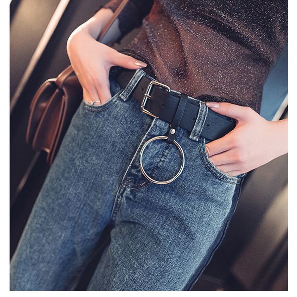 100pc/lot) round buckle belts female leisure jeans wild belt silver ring pin metal buckle leather black strap belt women, Black;brown
100pc/lot) round buckle belts female leisure jeans wild belt silver ring pin metal buckle leather black strap belt women, Black;brown