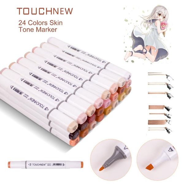 touchnew dual marker pen alcohol in art marker ,sketch pens skin tones markers , for portrait illustration drawing art supplies
touchnew dual marker pen alcohol in art marker ,sketch pens skin tones markers , for portrait illustration drawing art supplies