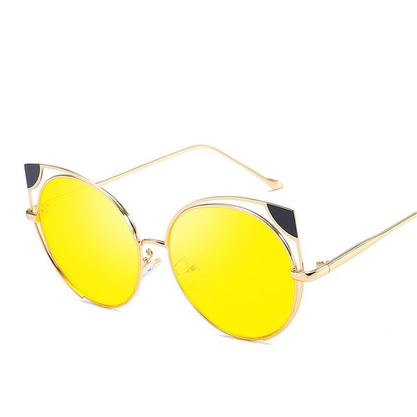 new cat eye sunglasses metal hollow fashion uv ultraviolet protection ladies personality sunglasses oval travel goggles uv400, White;black
new cat eye sunglasses metal hollow fashion uv ultraviolet protection ladies personality sunglasses oval travel goggles uv400, White;black