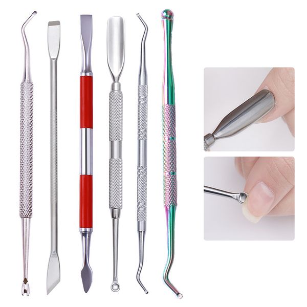 1 pc dual-ended cuticle pusher uv gel remover dead skin trimmer fork nail edge cleaner nail art tool tools
1 pc dual-ended cuticle pusher uv gel remover dead skin trimmer fork nail edge cleaner nail art tool tools
