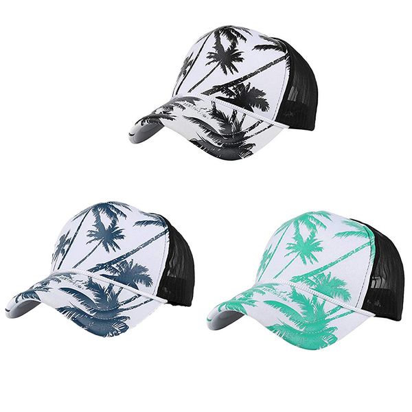 coconut tree printed mesh baseball cap women men cap adjustable breathable trucker fishing hiking hat winter hat, Blue;gray
coconut tree printed mesh baseball cap women men cap adjustable breathable trucker fishing hiking hat winter hat, Blue;gray