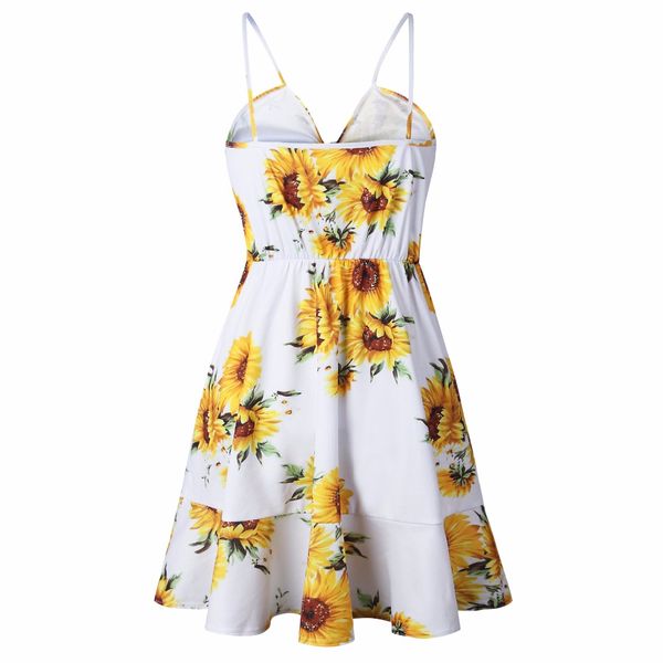 summer style women printed sunflower bow party dress femme mini dress for women vintage vestido de festa sundress, Black;gray
summer style women printed sunflower bow party dress femme mini dress for women vintage vestido de festa sundress, Black;gray