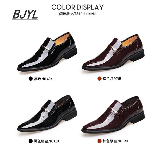 new pointed business casual breathable hollow shoes england bright shoes 2019 spring and summer men's, Black
new pointed business casual breathable hollow shoes england bright shoes 2019 spring and summer men's, Black