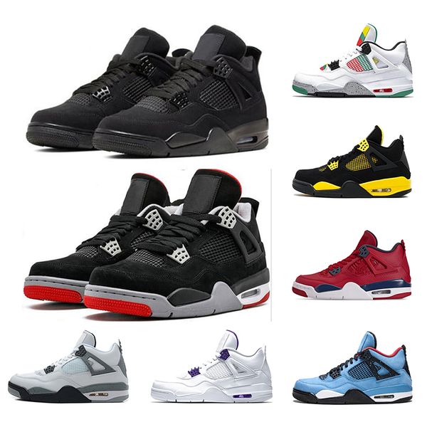 4 4s basketball shoes black cat rasta neon metallic purple red what the mens designer trainers sneakers sports walking hiking
4 4s basketball shoes black cat rasta neon metallic purple red what the mens designer trainers sneakers sports walking hiking