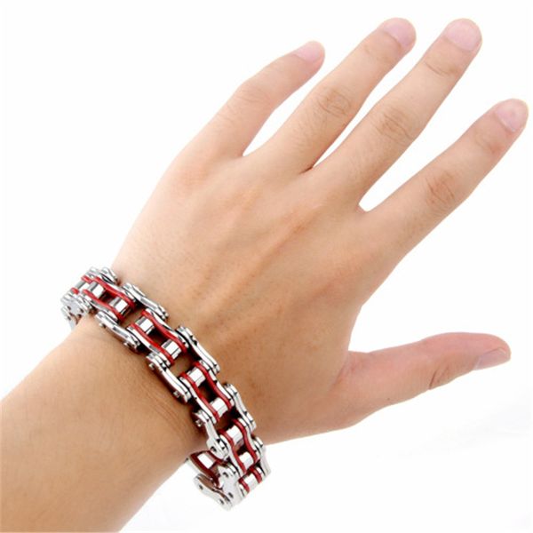 silver bicycle chain men bracelet big stainless steel male accessories punk personalized charm bracelets chain on hand wholesale, Black
silver bicycle chain men bracelet big stainless steel male accessories punk personalized charm bracelets chain on hand wholesale, Black