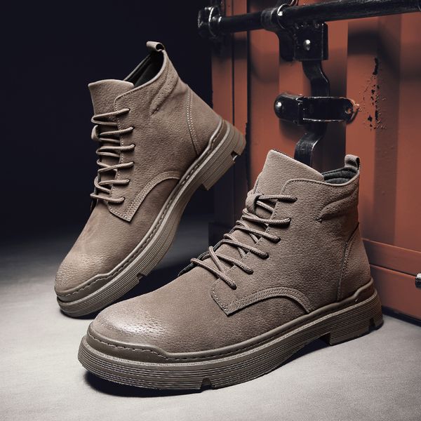 boots men autumn winter high-shoes boots tooling tide shoes cotton outdoor warm walking, Black
boots men autumn winter high-shoes boots tooling tide shoes cotton outdoor warm walking, Black